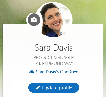 Update Office 365 Profile