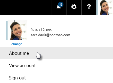 Office 365 Profile Icon