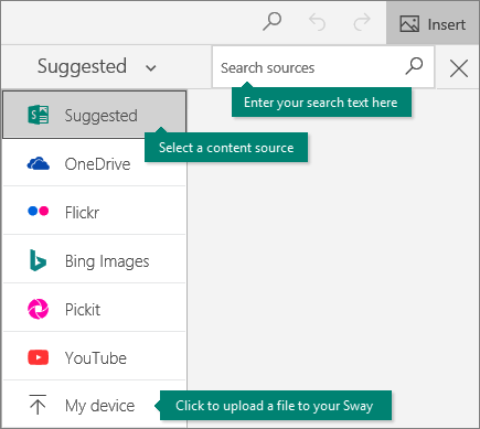 Sway Add Content